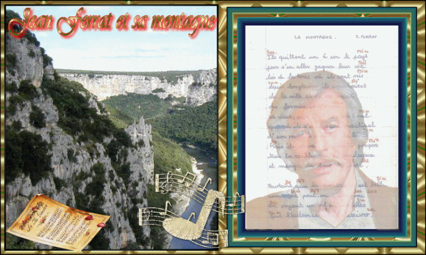 JEAN FERRAT ET SA MONTAGNE...............